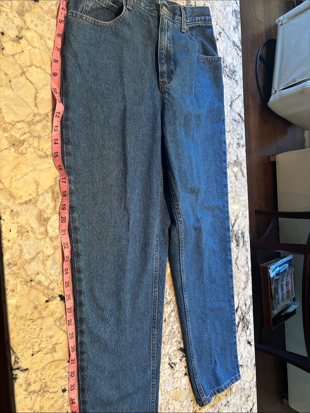 Classic Liz Claiborne High-Waist Women's Blue Denim Jeans Classic 29 inch waist